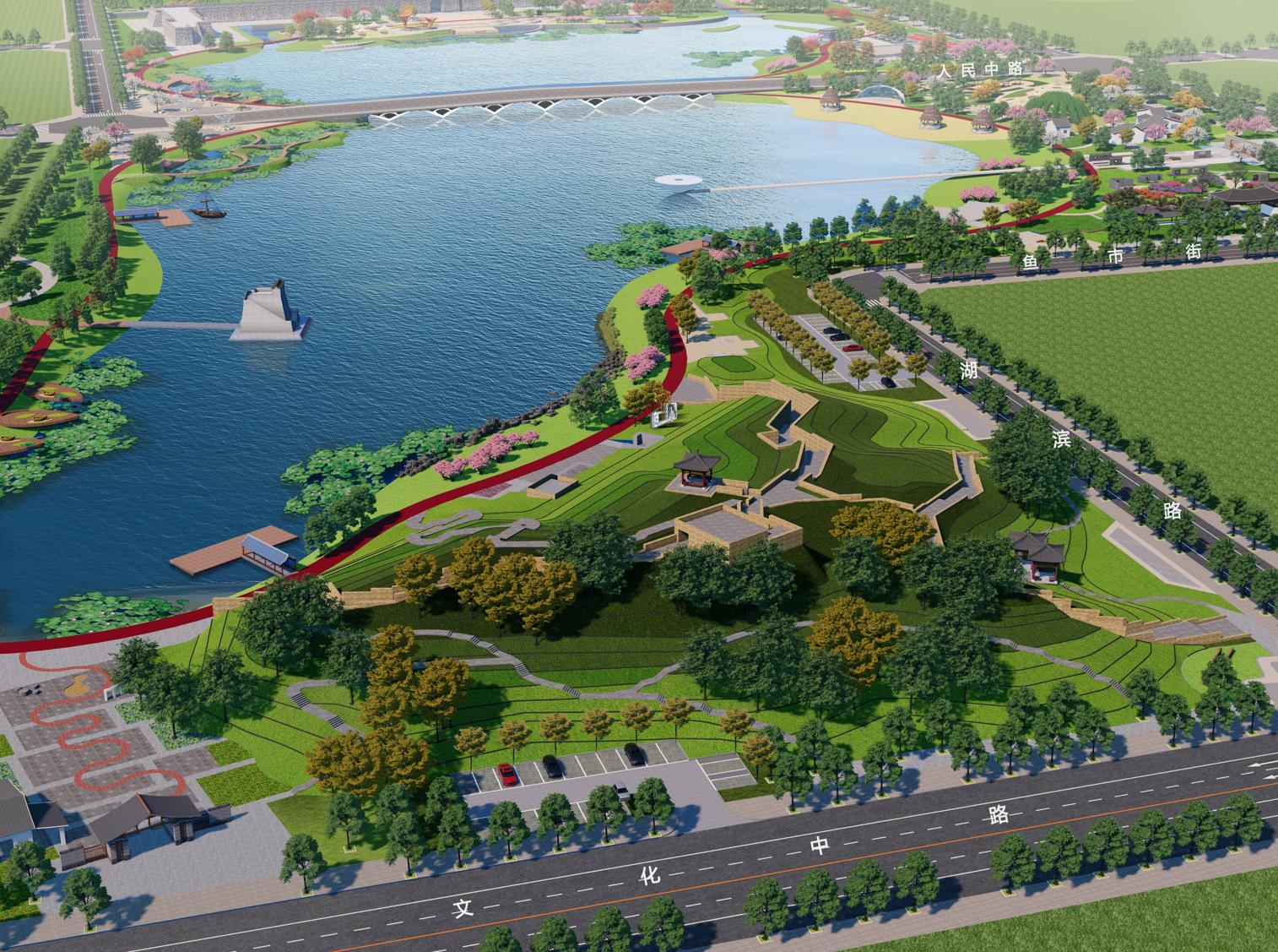 开封市·尉氏城湖服务用房给排水与园林水景工程设计